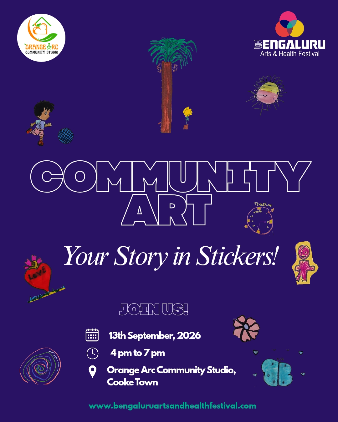 Community Art: Your Story in Stickers! — a hands-on sticker-making art experience